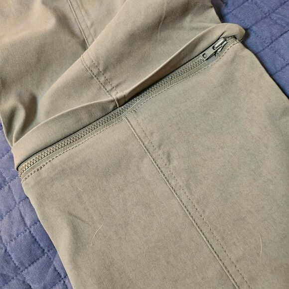 Prana Women's Grey Convertible Hiking Pants - Picture 6 of 7
